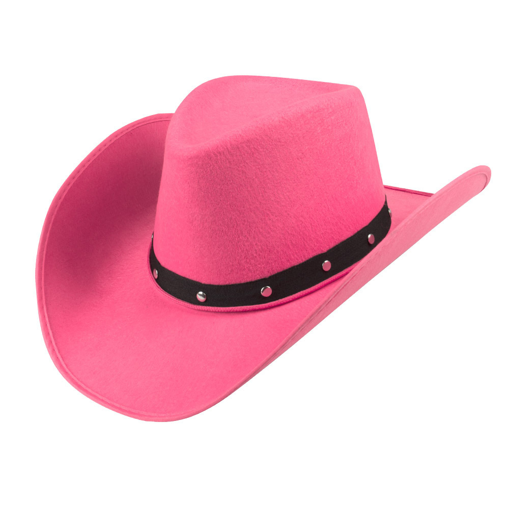 Carnaval verkleed Cowboy hoed Billy Boy - roze - volwassenen - Western thema Top Merken Winkel